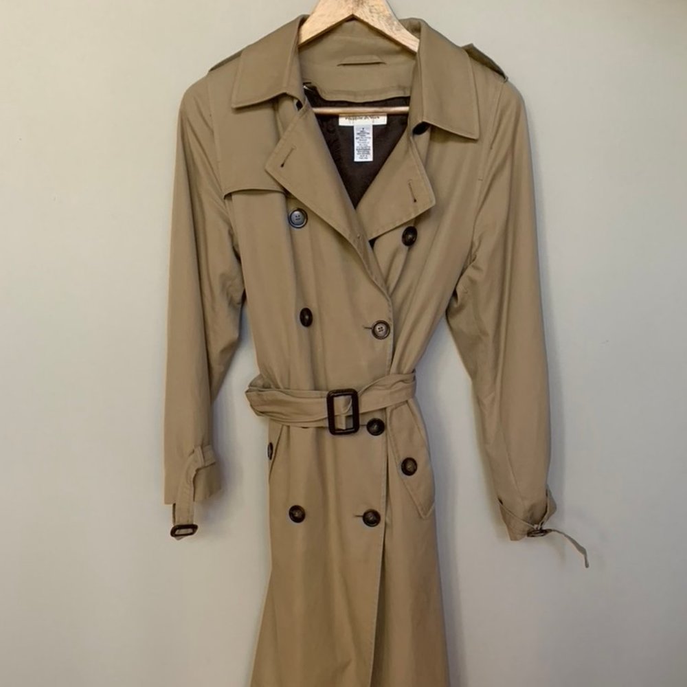 Preston and York Trenchcoat Small with Removable Lining